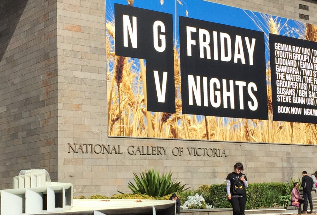 the national gallery of victoria in melbourne.