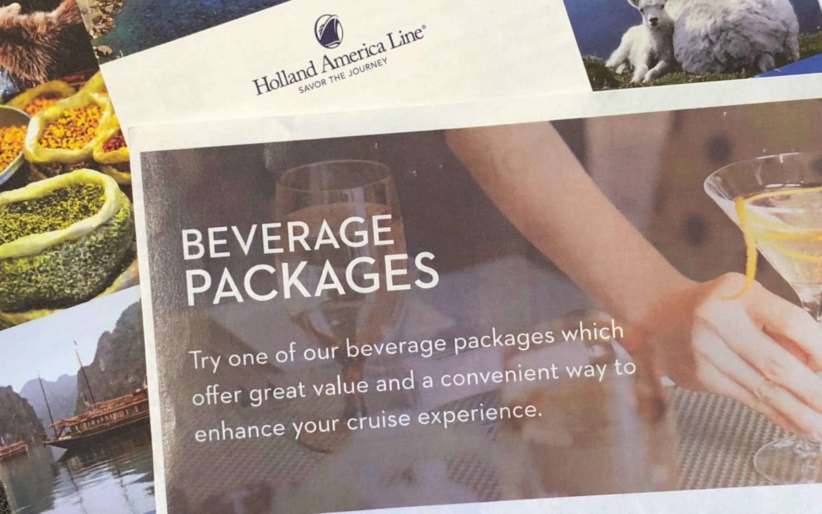 Expert guide Holland America Line beverage packages The Luxury