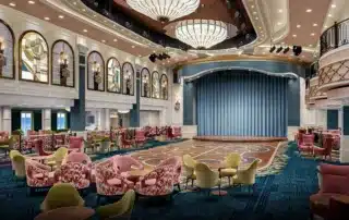 The Queens Room on the Queen Elizabeth cruise ship post-refit(rendering).