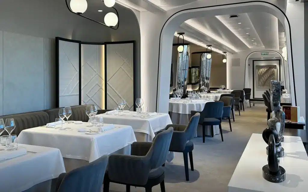 The Anthology restuarant on the Explora I cruise ship.