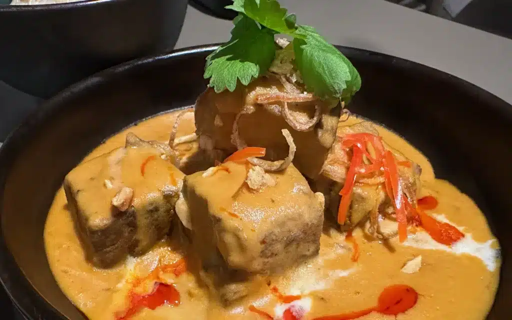 72-hours Slow Cooked Short Rib Beef Panang Curry.