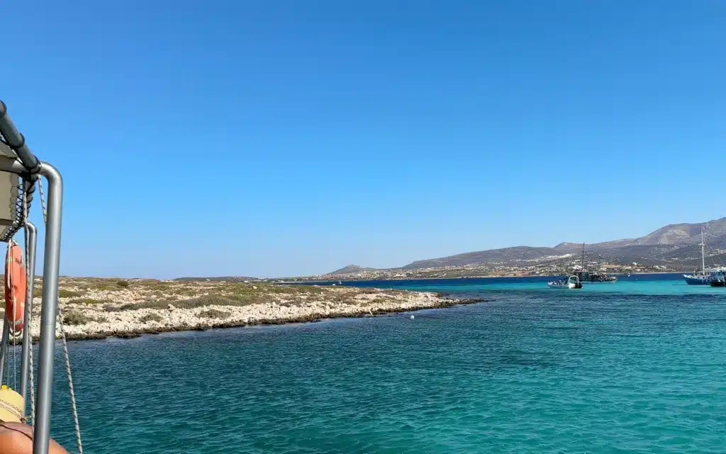 Glarompi Islet near Paros, Greece.