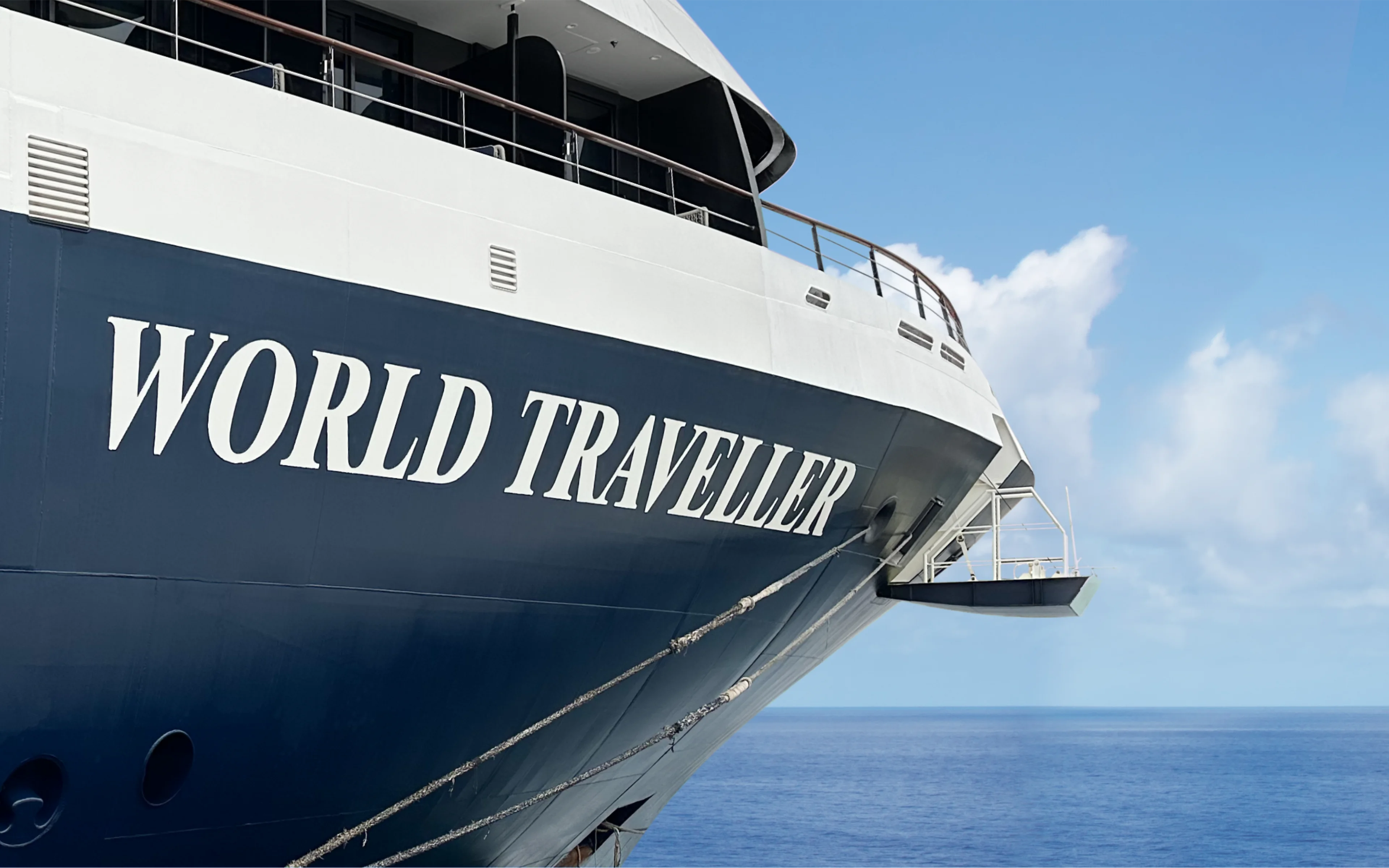 The World Traveller cruise ship.