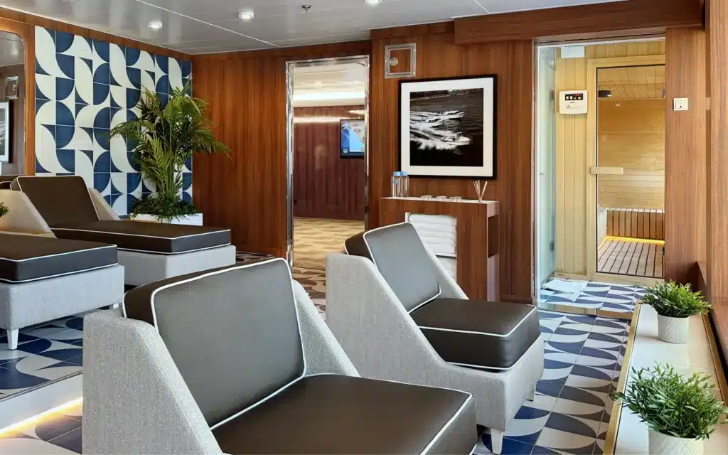 The SeaSpa by L'Occitane onboard World Traveller.